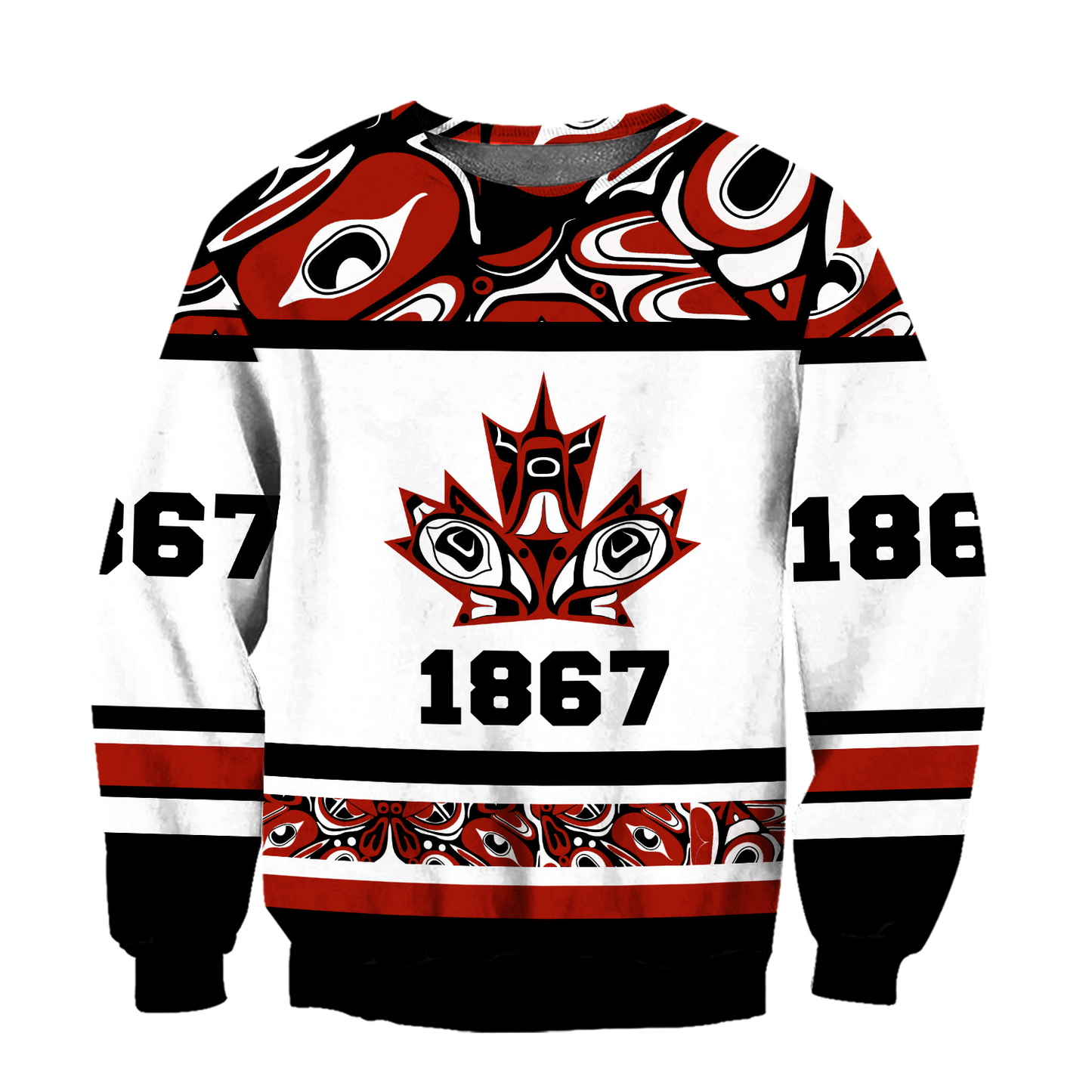 Canada Day No21 Haida 1867 Pullover Premium Unisex Hoodie