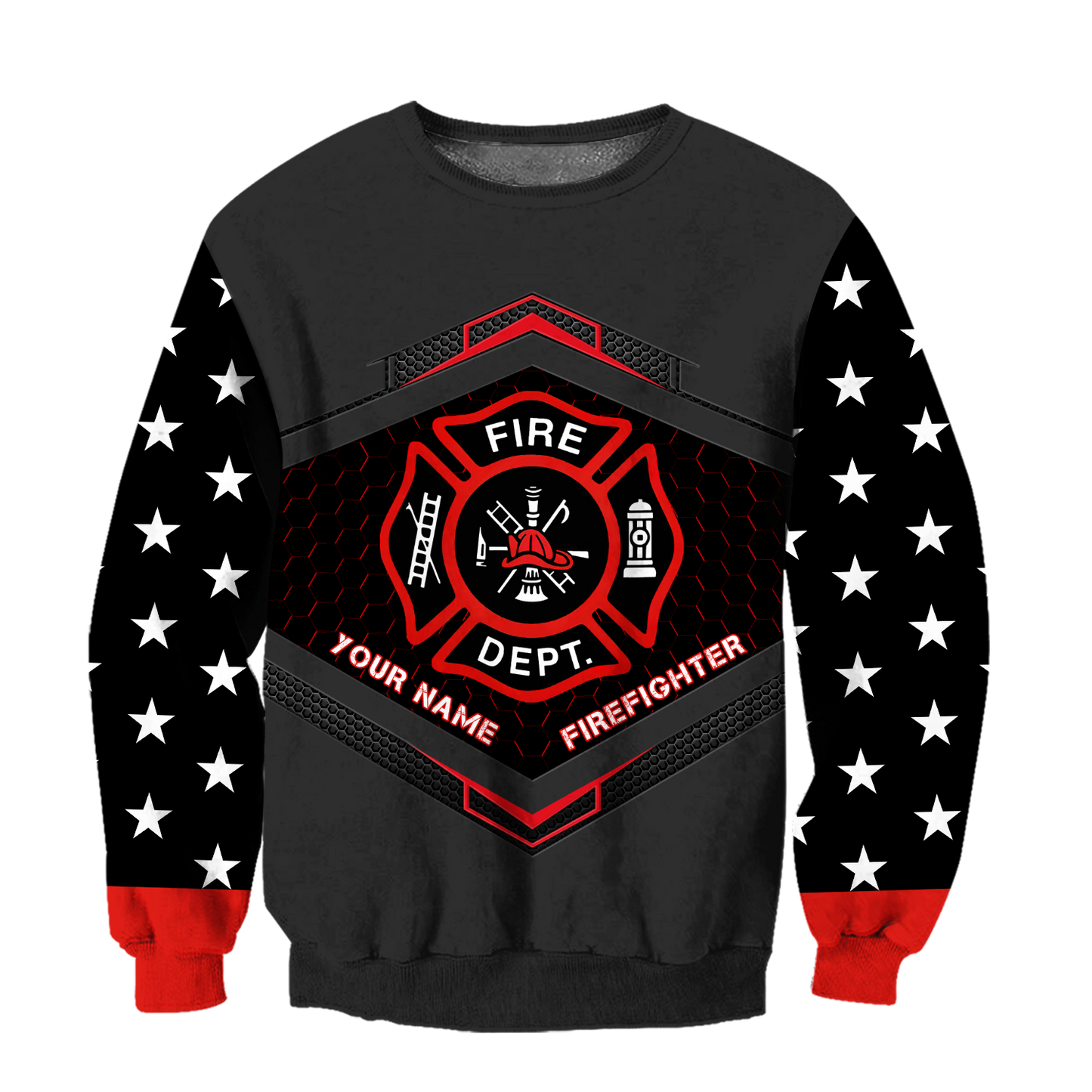 Customize Name Firefighter Hoodie For Men And Women MH22032102
