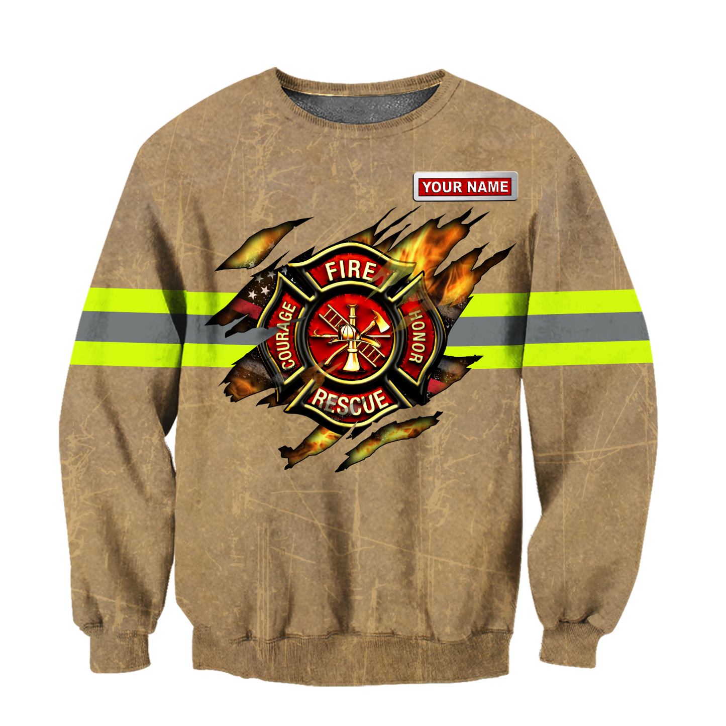 Customize Name Firefighter Hoodie For Men And Women MH22032102