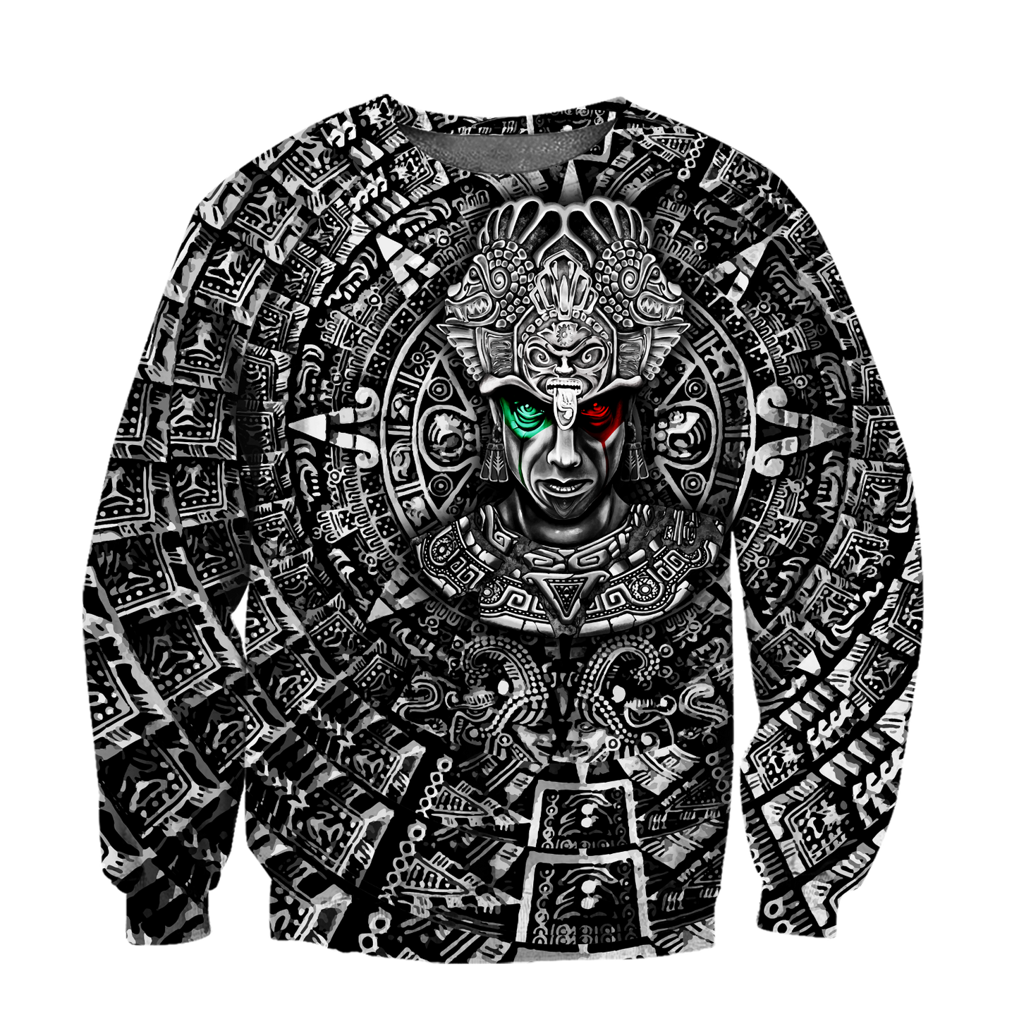 Aztec Warrior Mexican 3D All Over Printed Unisex Hoodie