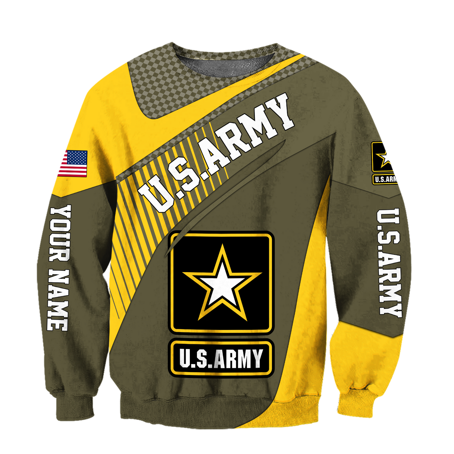 American US Army Personalize 3D All Over Unisex Hoodie