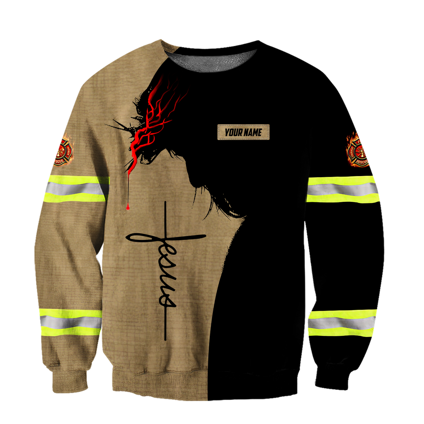 Customize Name Firefighter 3D All Printed Hoodie For Men And Women MH08012001