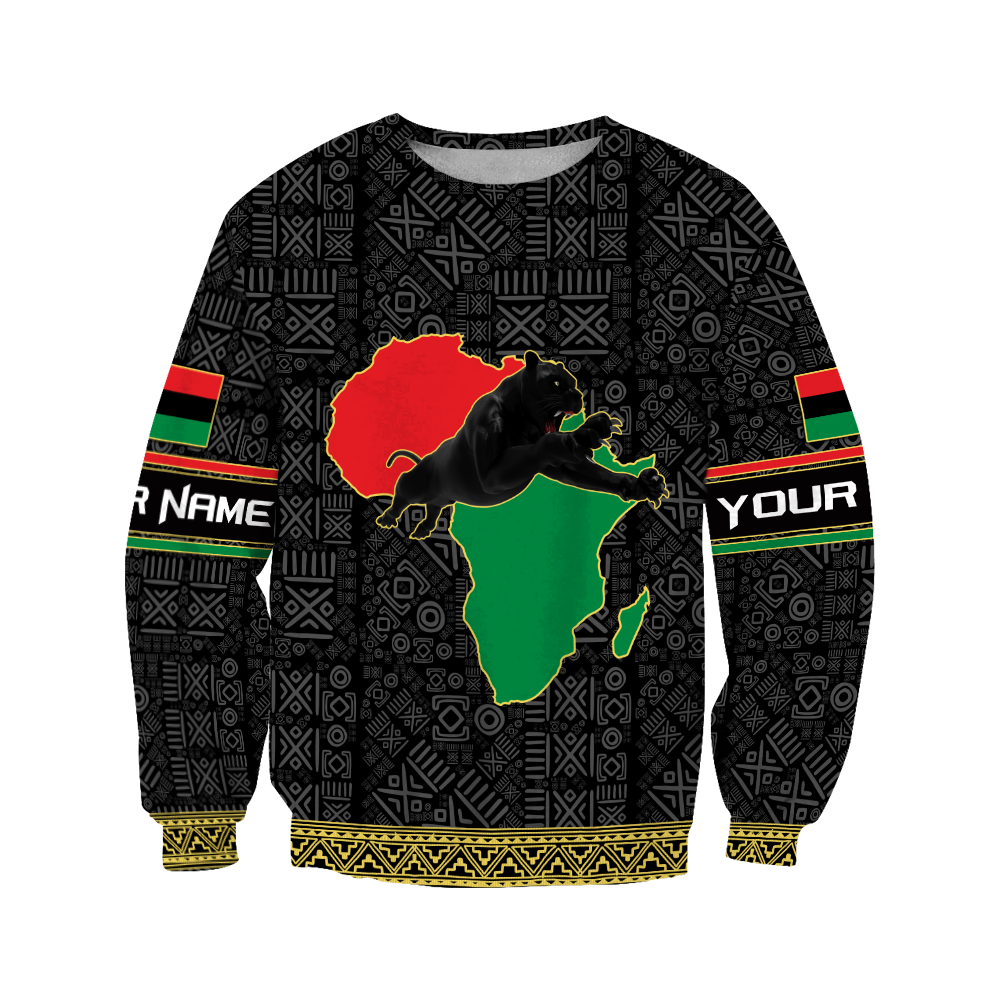 African American Persionalized Your Name 3D All Over Printed Shirts JJ26052103 KT