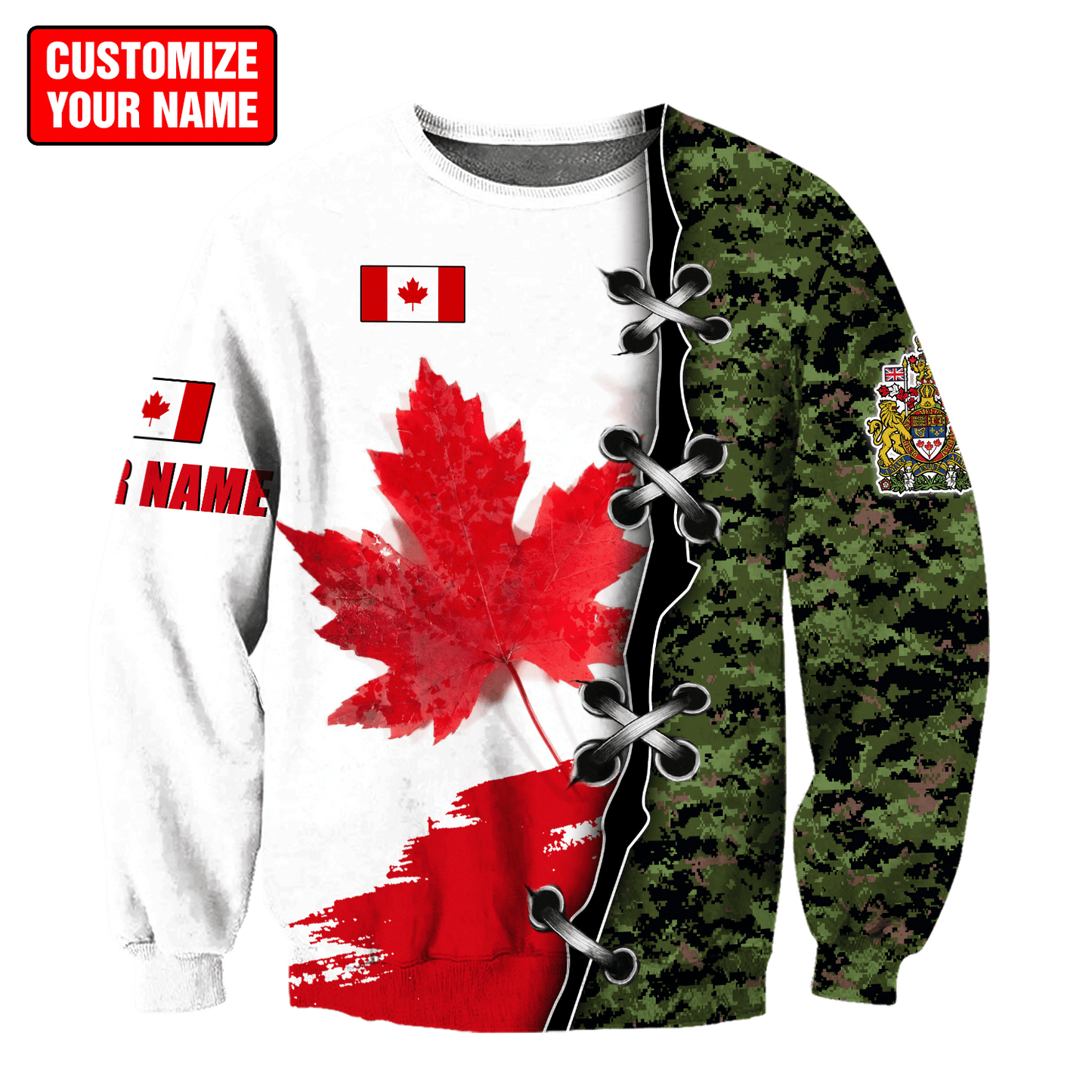 Canada Day No27 Personalize Premium Unisex Hoodie