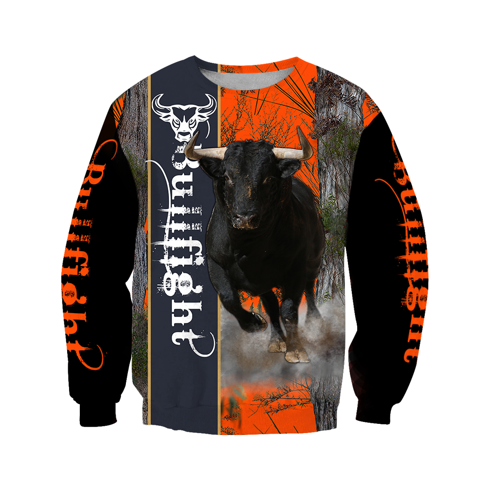 Bullfight Persionalized Name 3D All Over Printed Shirts