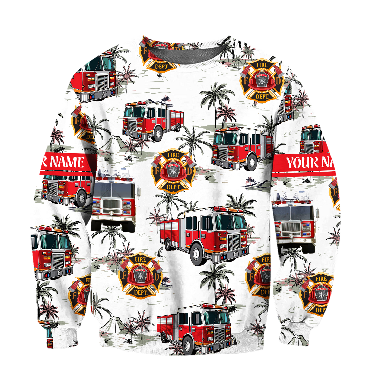 Customize Name Firefigher Hoodie For Men And Women