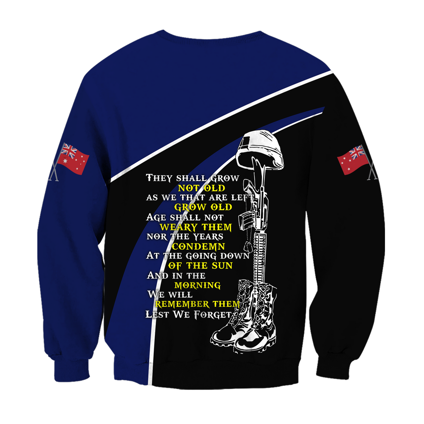 Tmarc Tee The ode fern-wattle Australia and Kiwi blue 3D print shirts