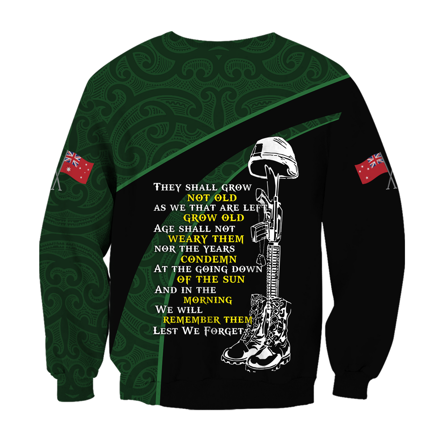 Tmarc Tee The ode Australia and Kiwi green 3D print shirts