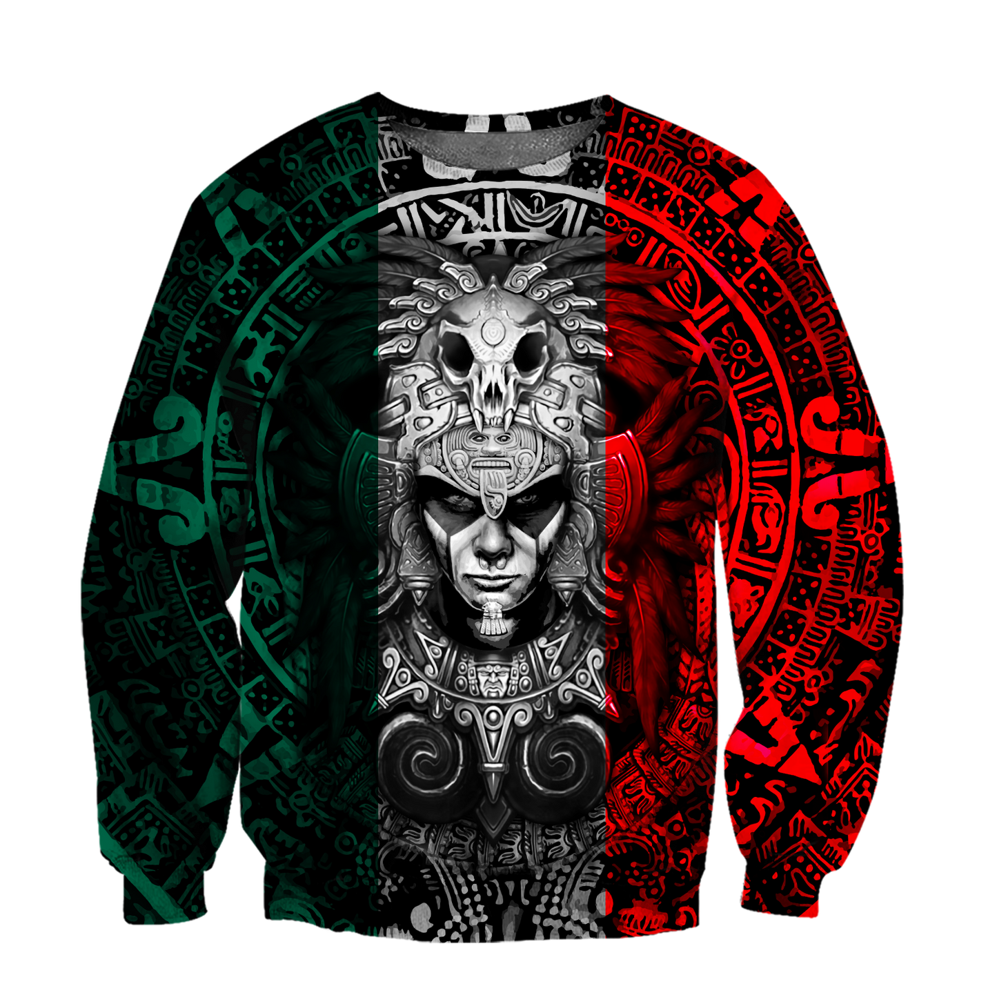 Aztec Warrior Mexico 3D All Over Printed Shirts