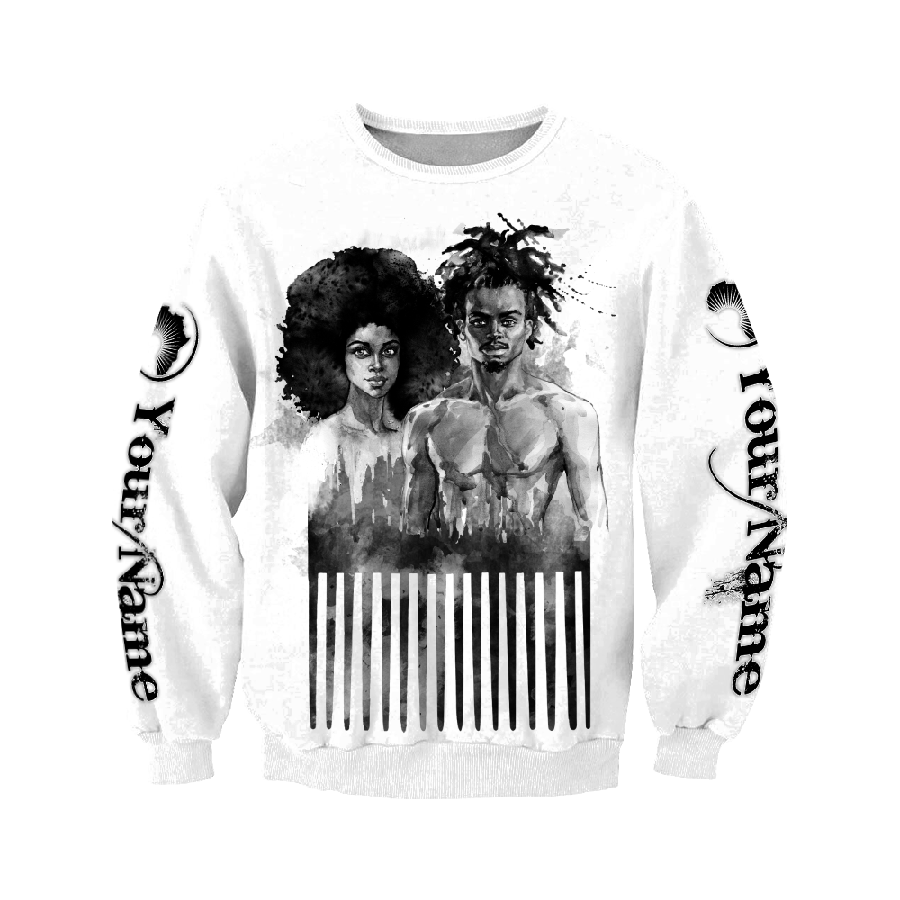 African American Persionalized Your Name 3D All Over Printed Shirts JJ20052103 KT