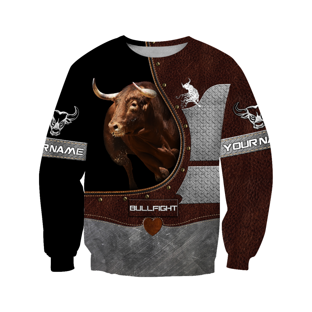 Bullfight Persionalized Your Name 3D All Over Printed Shirts JJ24052102 KT