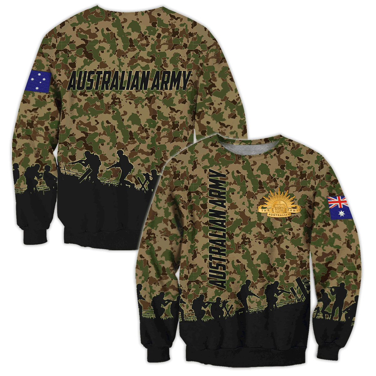 The Australian Army 3D All Over Printed Shirts VP15032101