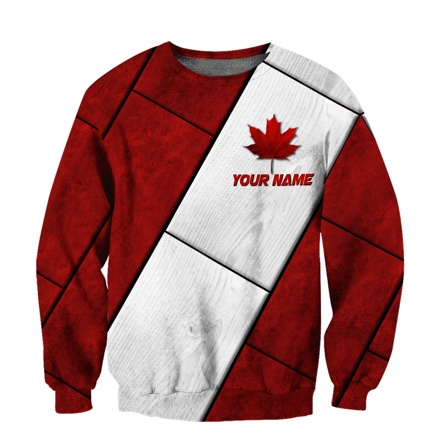 Canada Day No20 Personalized Name Pullover Premium Unisex Hoodie Maple Leaf