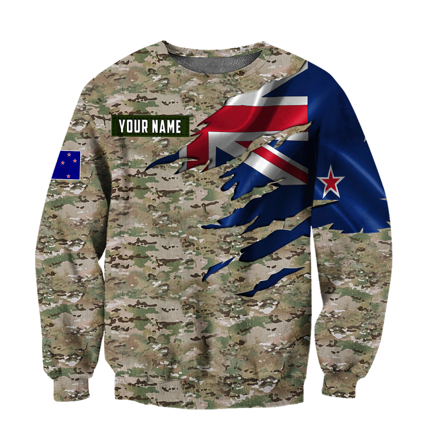 Tmarc Tee Remembrance New Zealand in my heart Camo 3D print shirts