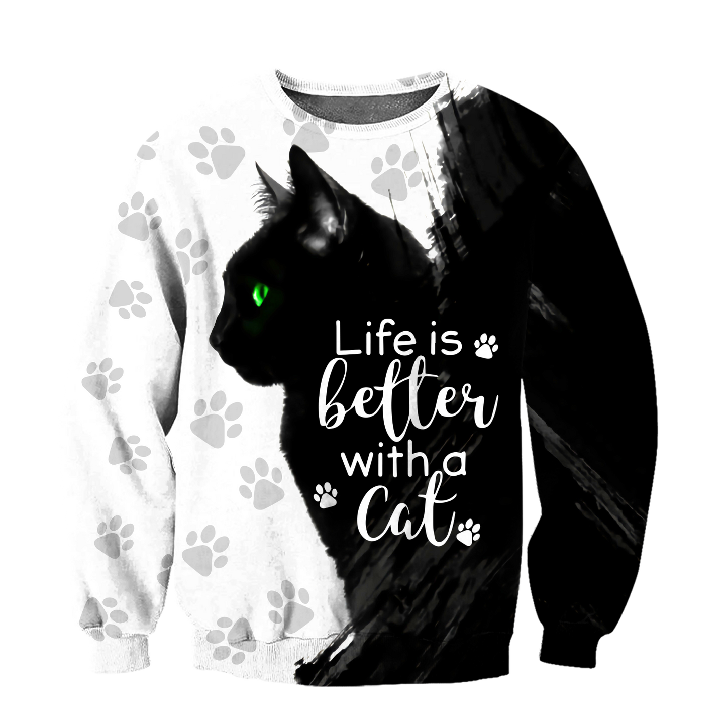 Black Cat 3D All Over Printed Shirts