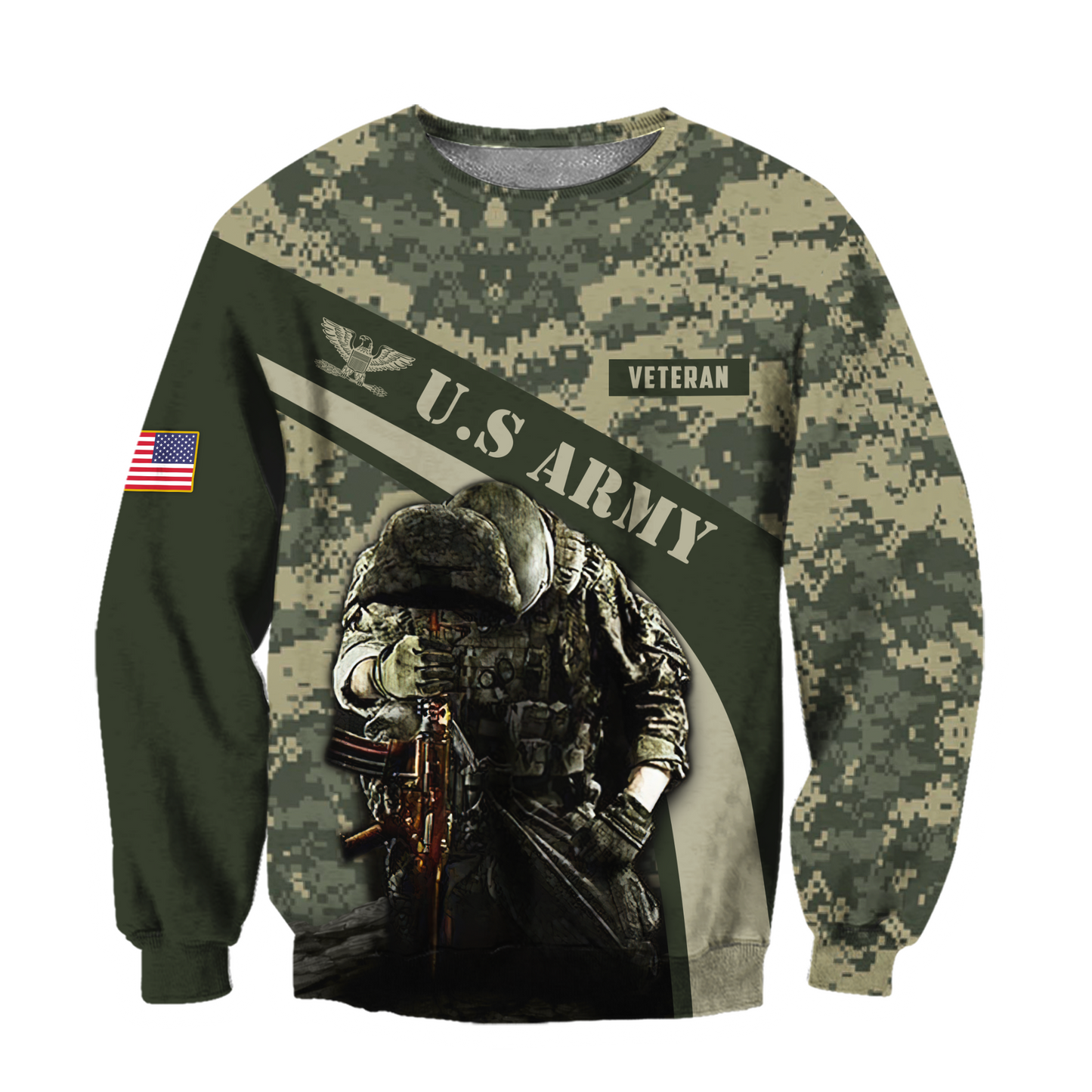 US Army Veteran 3D All Over Printed Shirts