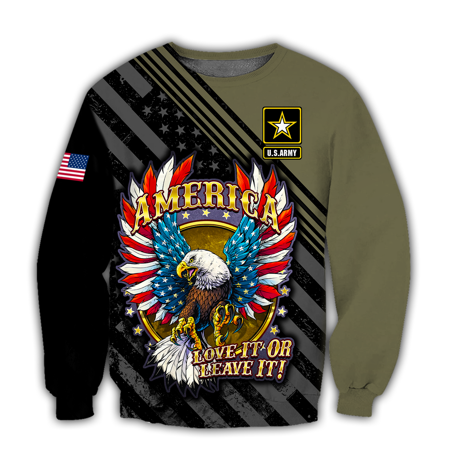 American US Army Unisex Hoodie