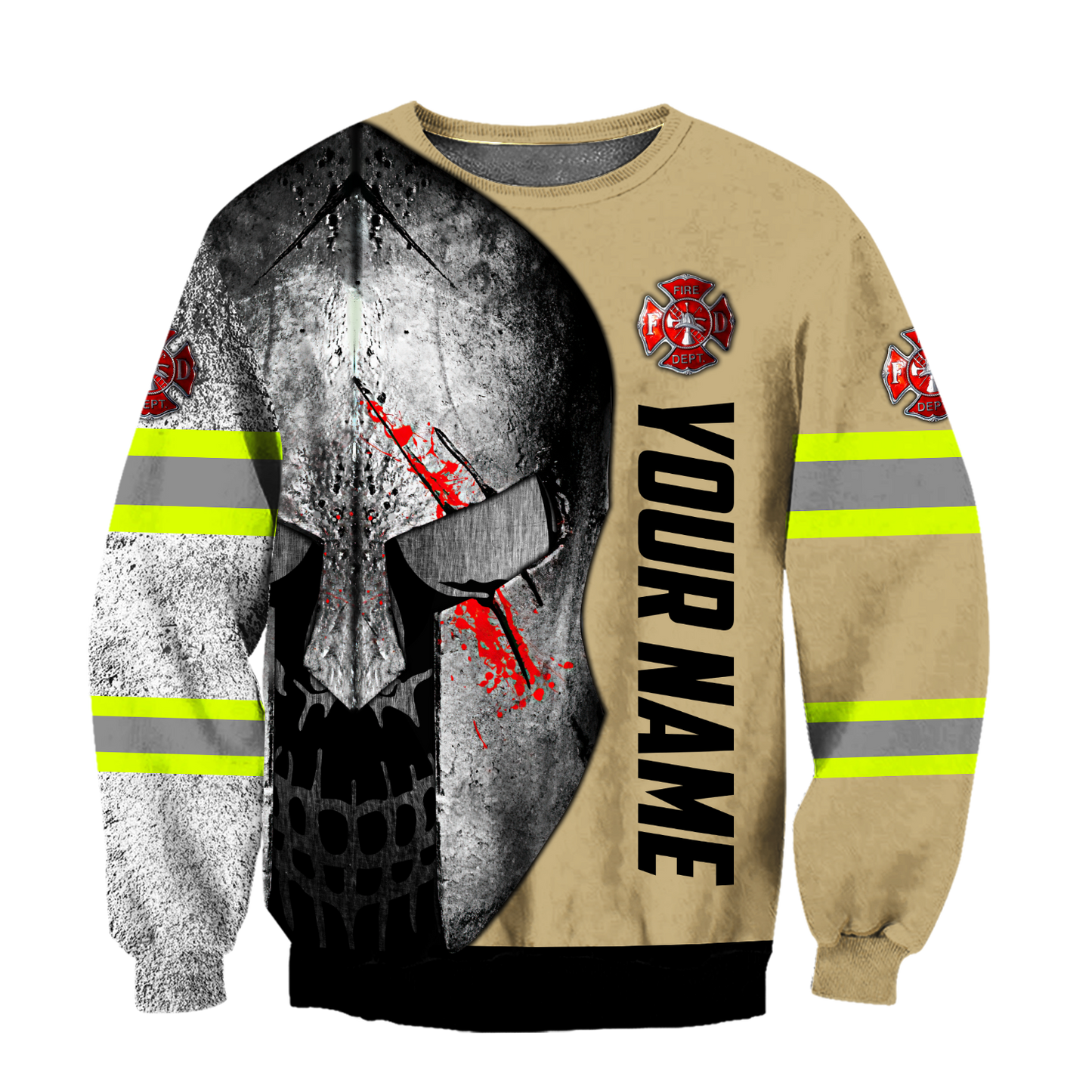 Customize Name Firefighter 3D All Over Printed Hoodie Shirts For Men And Women MH08122004