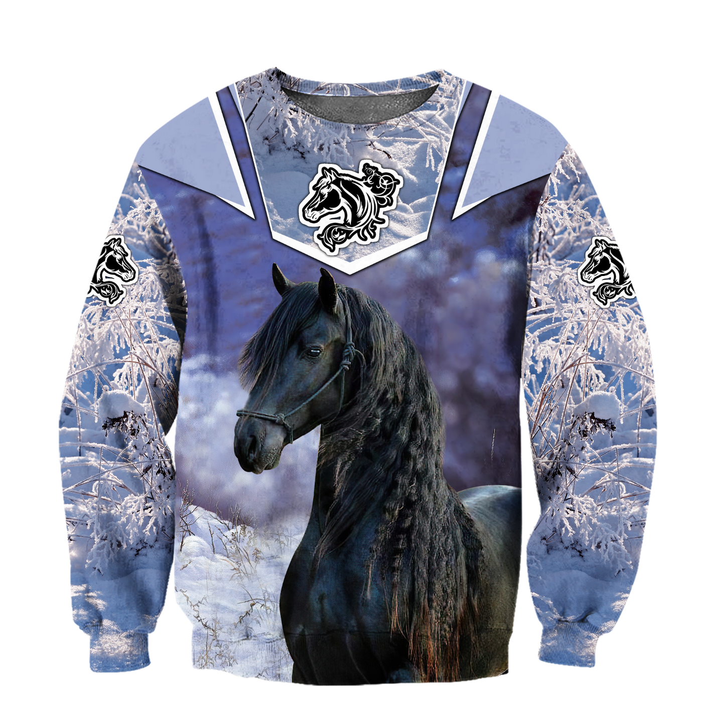 Beautiful Friesian Horse 3D All Over Printed Unisex Shirts MH23122004CL