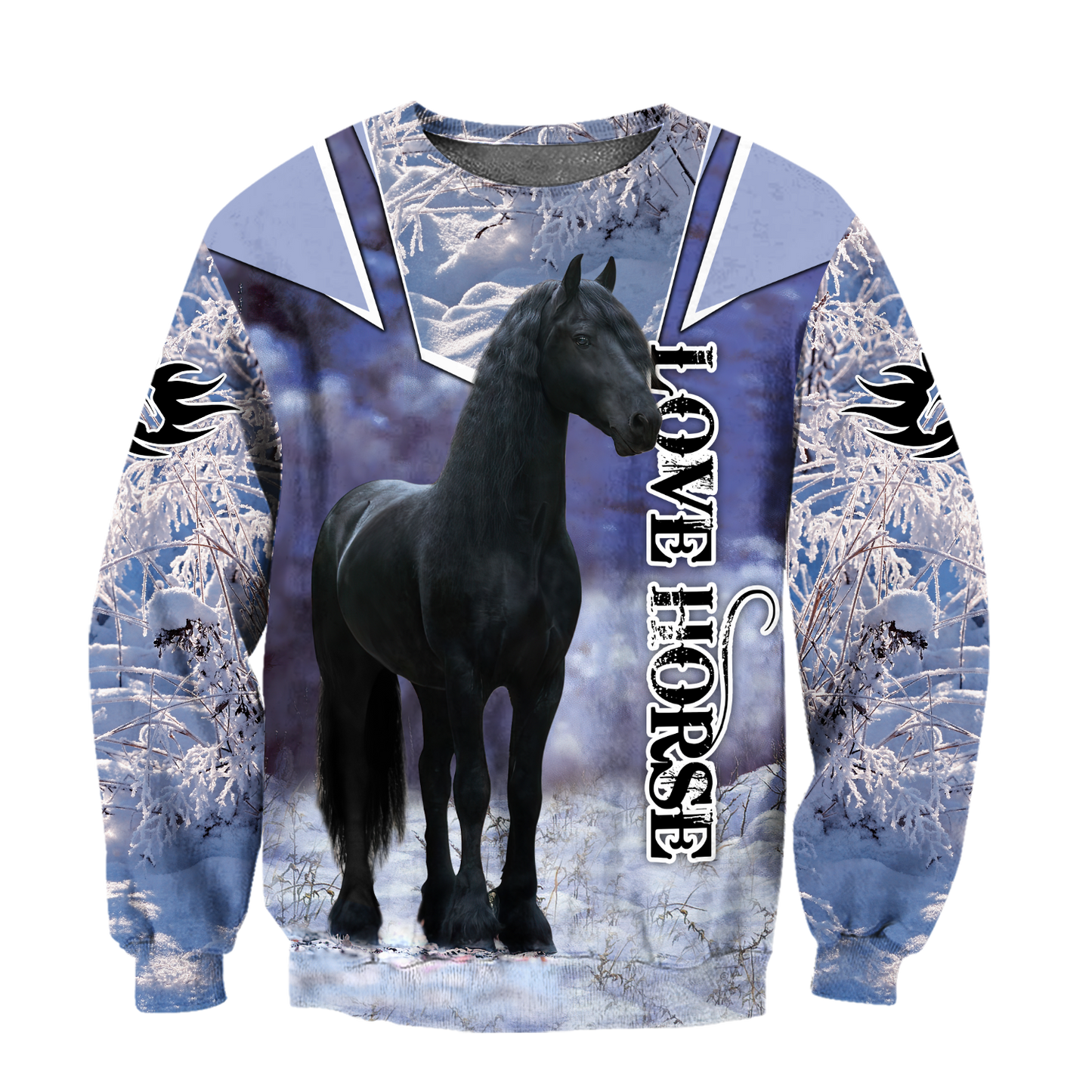 Beautiful Friesian Horse 3D All Over Printed Unisex Shirts MH23122005CL
