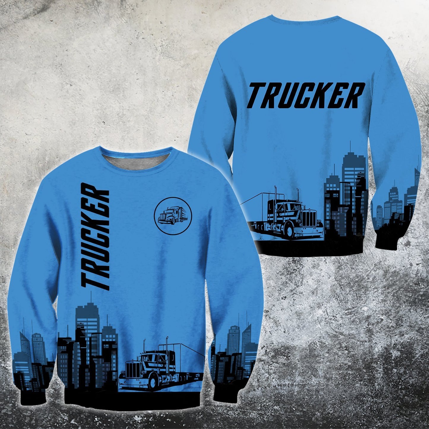 Trucker 3D All Over Printed Shirts For Men and Women