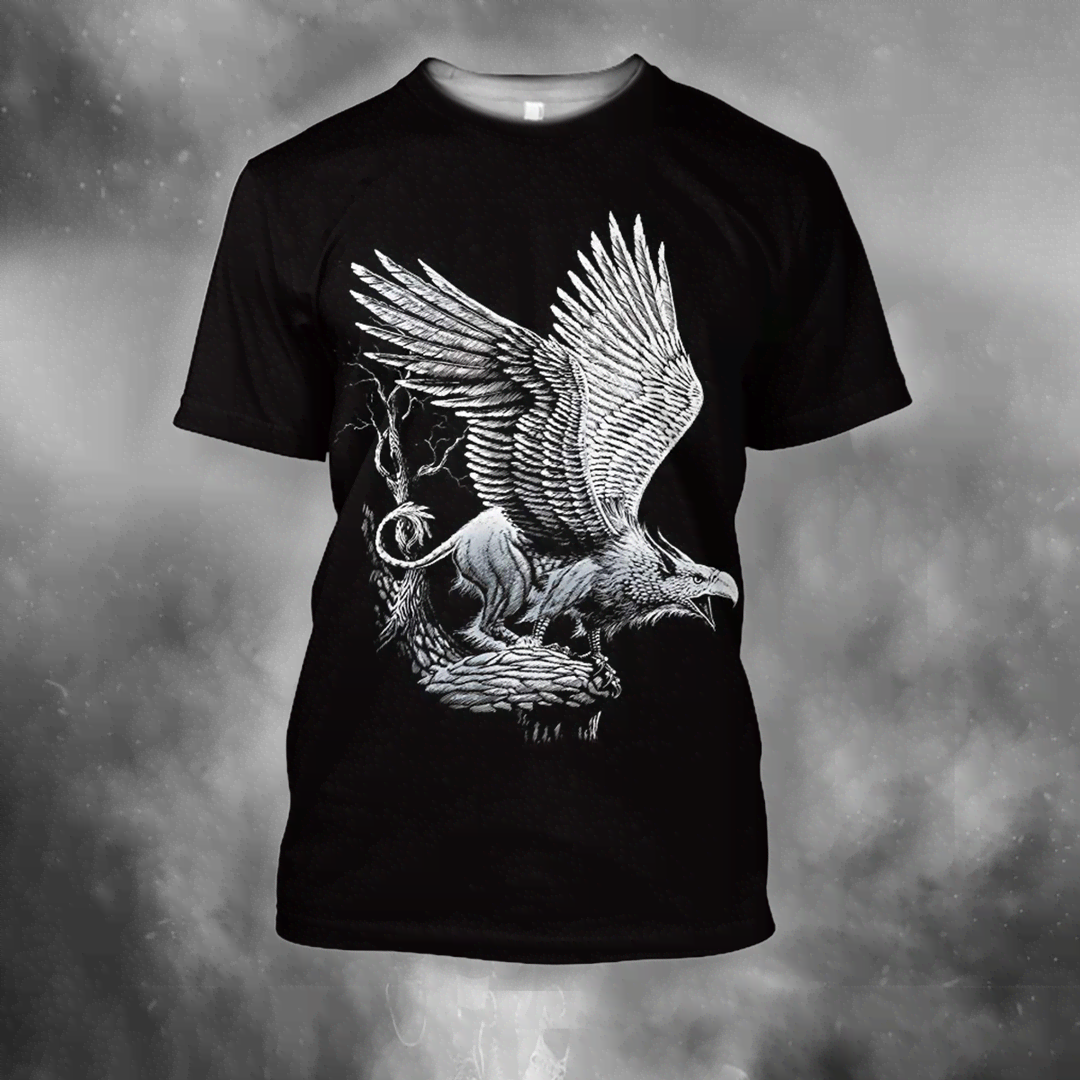 3D All Over Print White Eagle HC1801 - Amaze Style™-Apparel