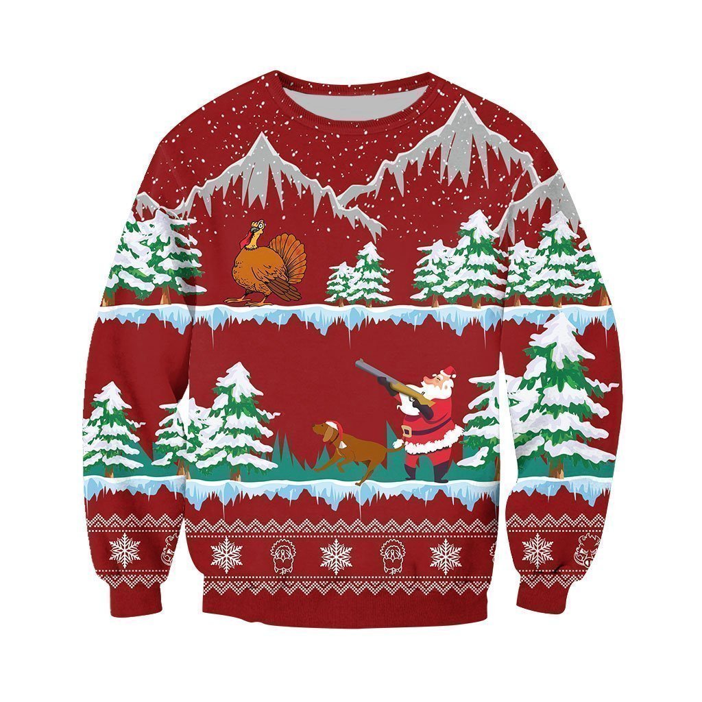 3D All Over Printed Wild Turkey Hunting Shirts-Apparel-6teenth World-Sweatshirt-S-Vibe Cosy™