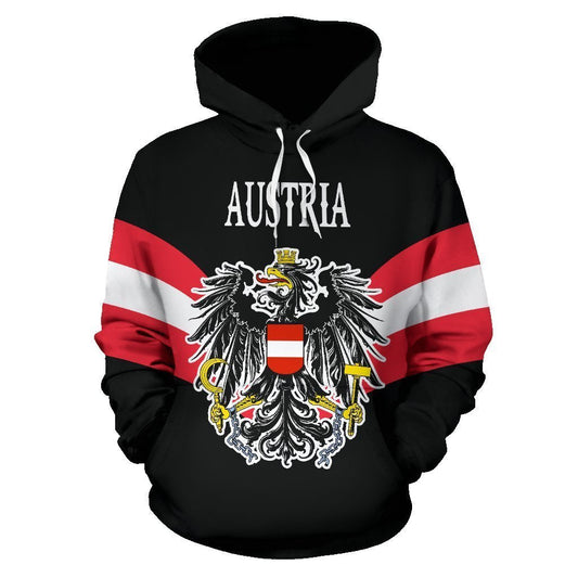 Wings of Austria Hoodie AF-NVD1042 - Amaze Style™-Apparel