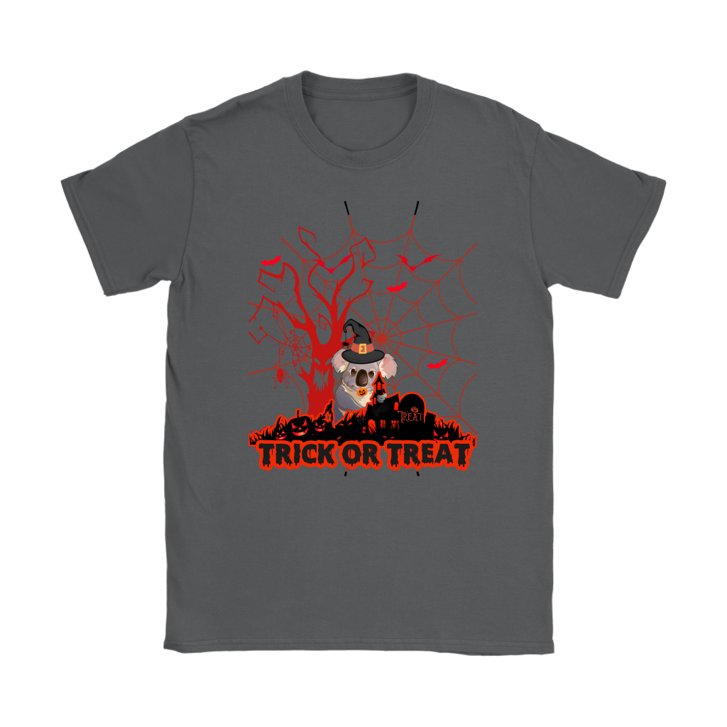 Australian Koala Trick or Treat Halloween Red T-Shirt 01 H9 - Amaze Style™-T-SHIRTS