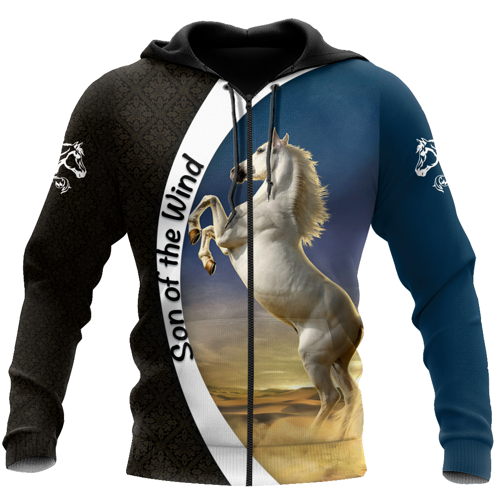 Beautiful White Horse 3D All Over Printed Shirts For Men And Women TNA11192007CL