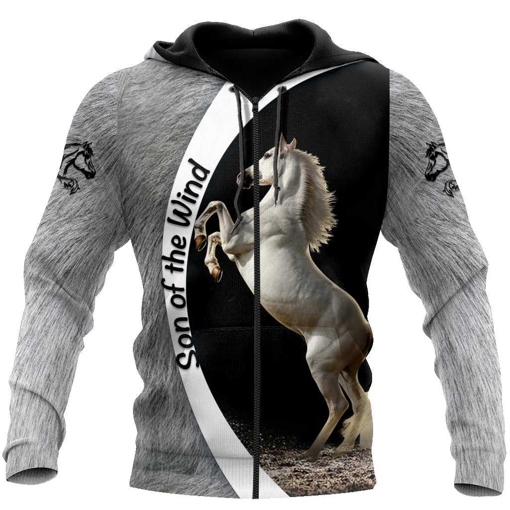 Beautiful White Horse 3D All Over Printed Shirts For Men And Women TNA11202001CL