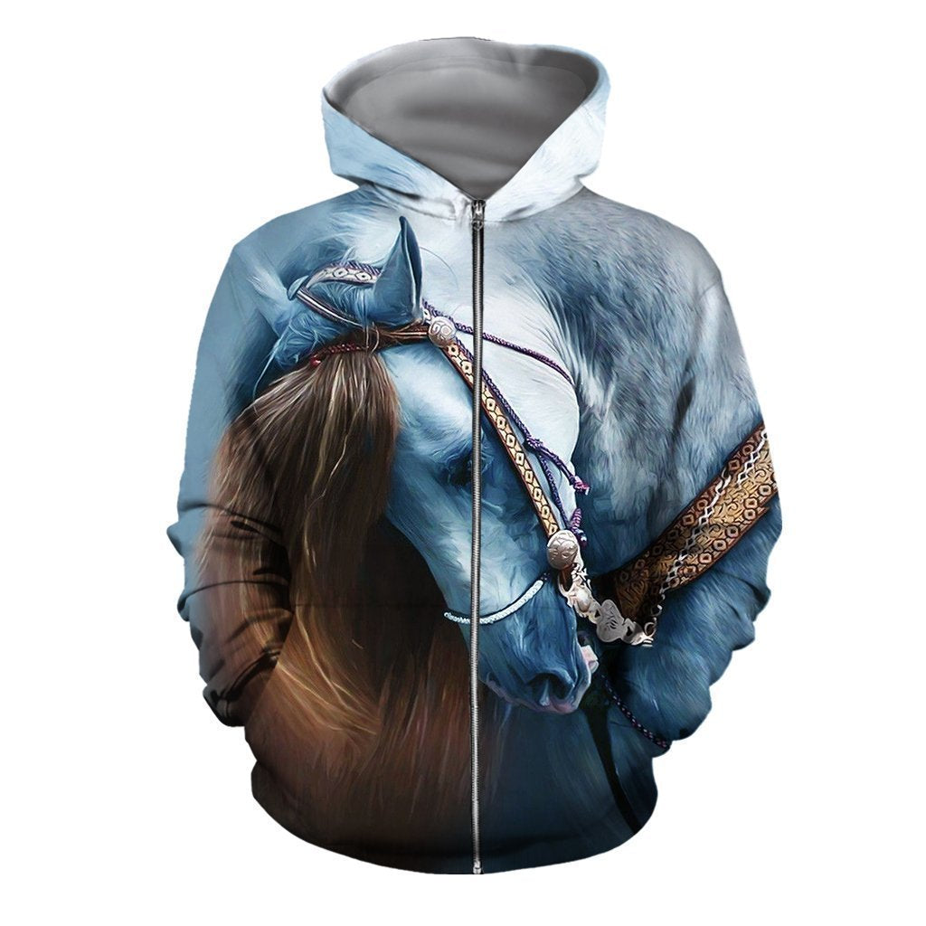 3D All Over Printed Horse Tops - Amaze Style™-Horse
