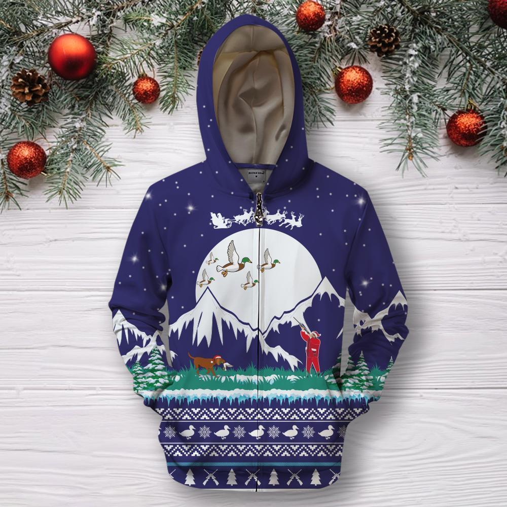 3D All Over Print Hunting Duck Hoodie - Amaze Style™-Apparel