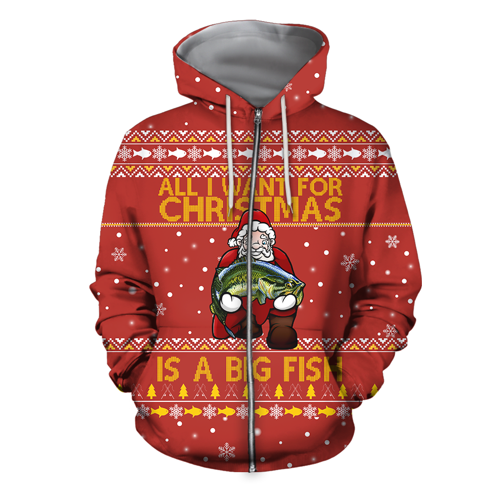 All I Want For Christmas is a Big Fish HC10102JJ - Amaze Style™-Apparel