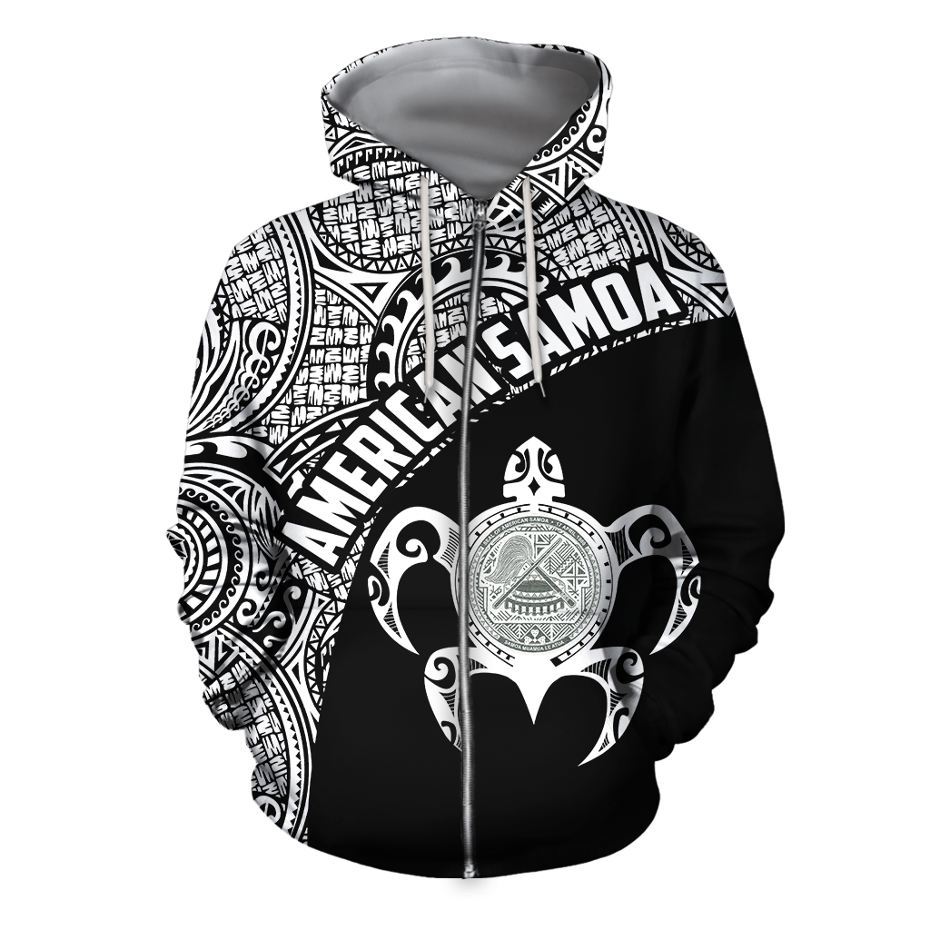 American Samoa Hoodie - White PL - Amaze Style™-Apparel