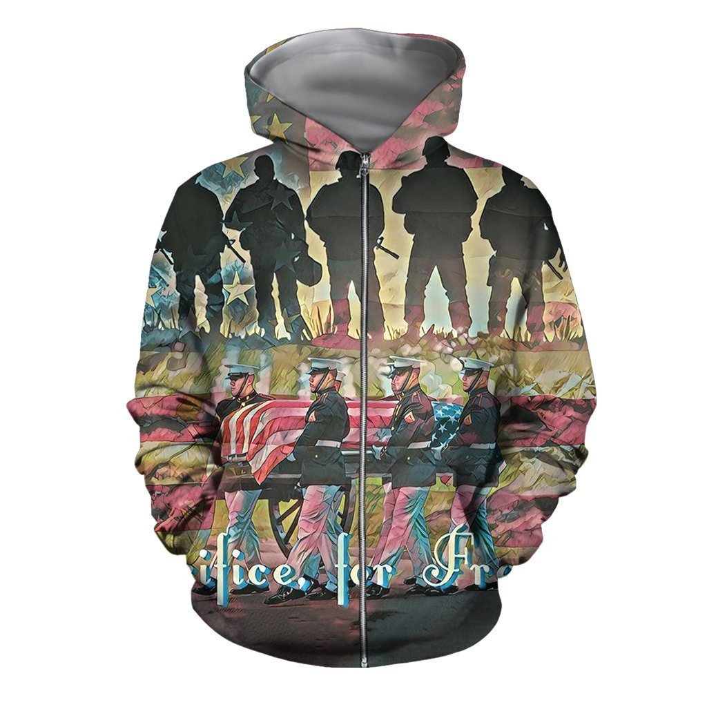 All Over Printed Sacrifice For Freedom Shirts - Amaze Style™-Apparel