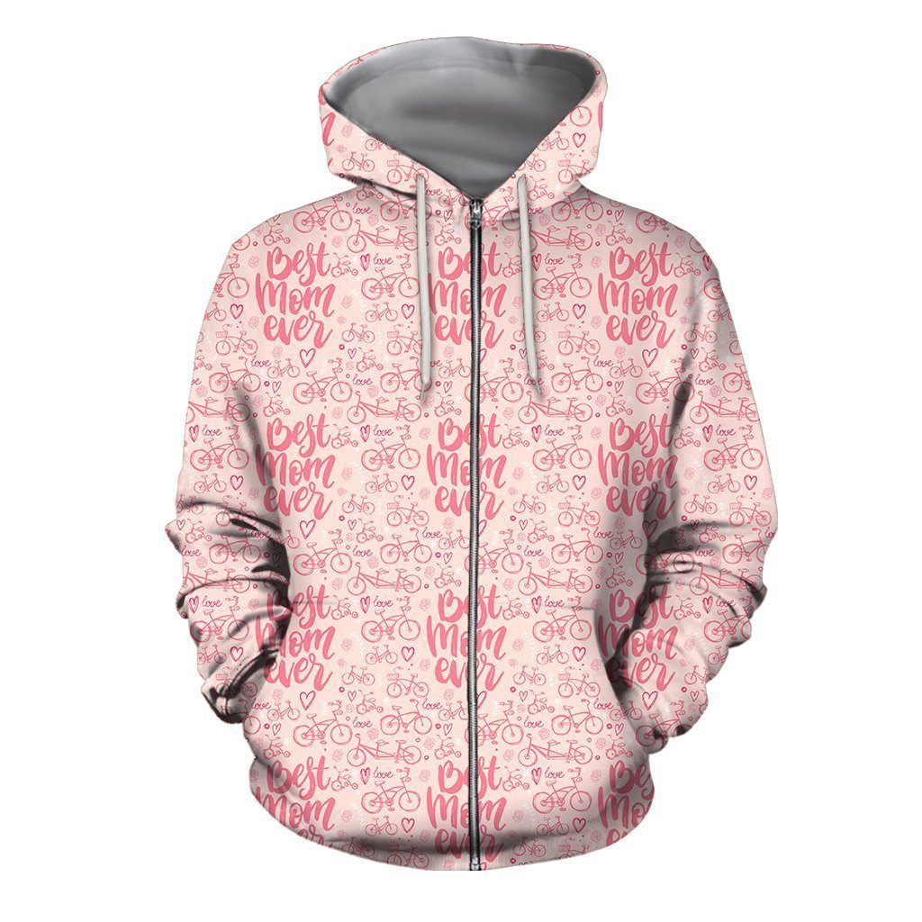 3D All Over Best Mom Ever Hoodie - Amaze Style™-Apparel