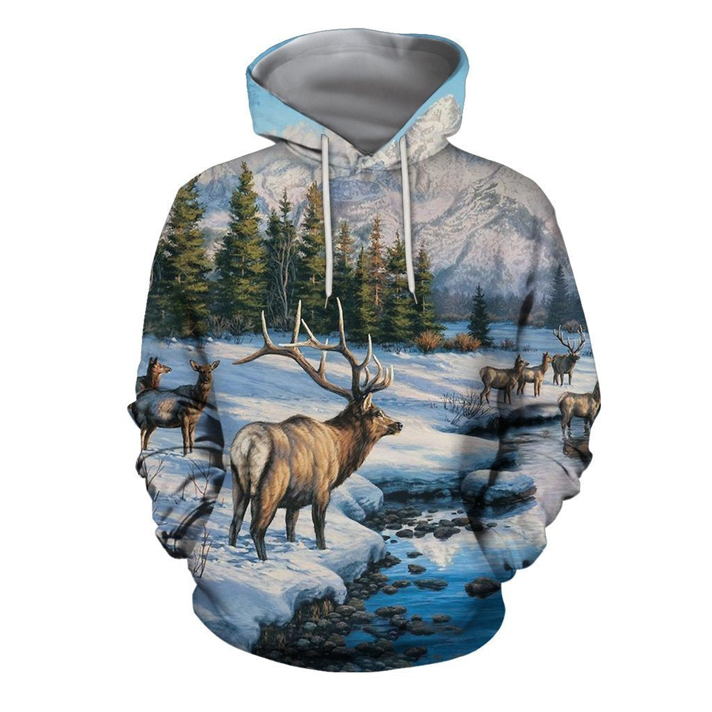 3D Printed Deer Art Clothes - Amaze Style™-Apparel