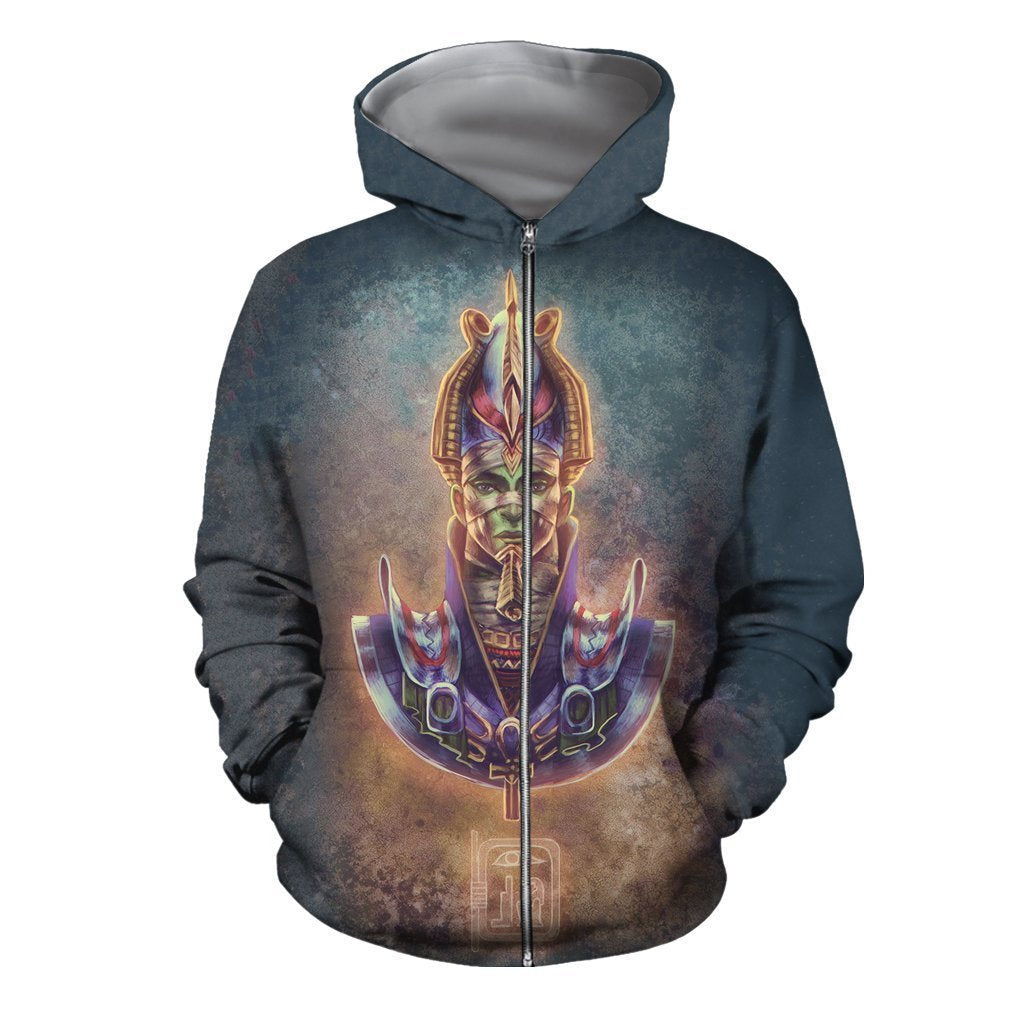 3D All Over Print Osiris God Hoodie - Amaze Style™-Apparel