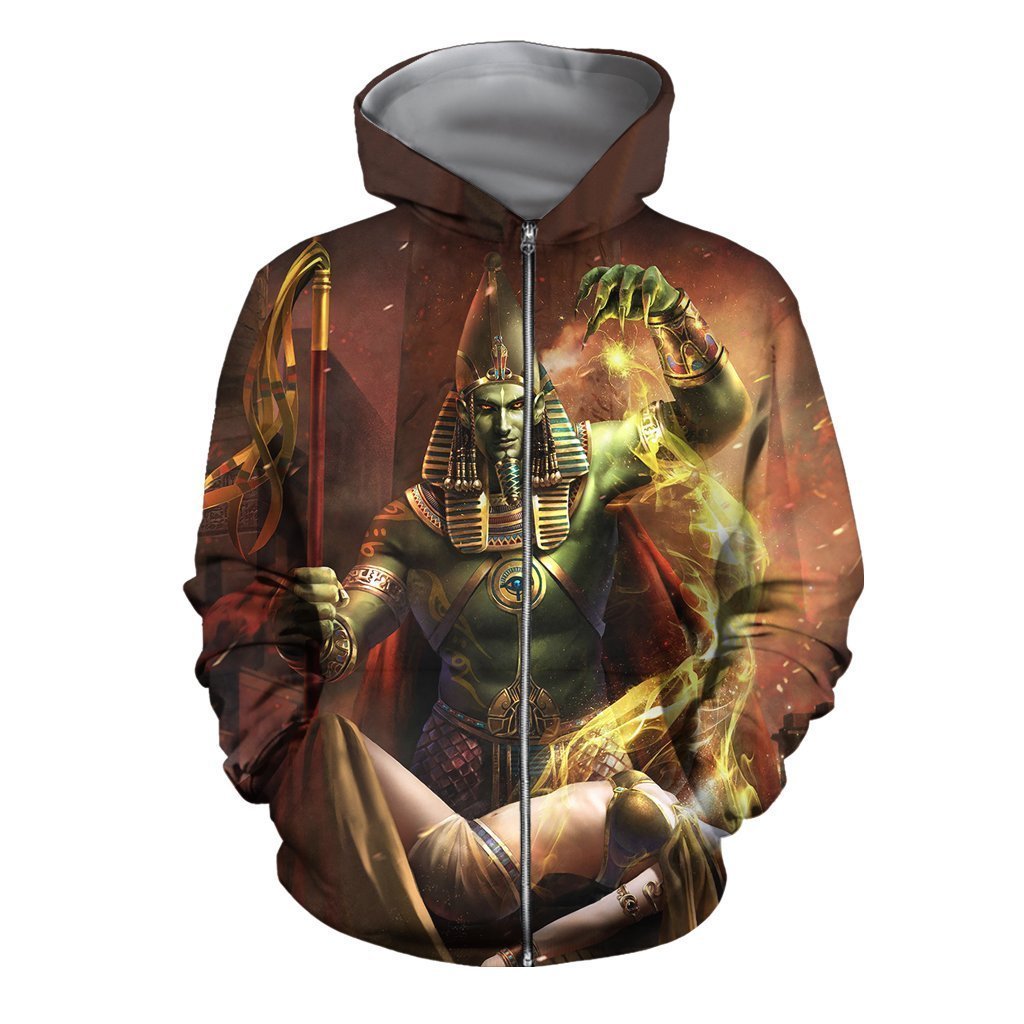 3D All Over Ptah Egyptian God Hoodie - Amaze Style™-Apparel