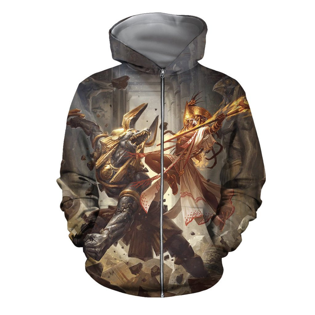 3D All Over Print Egyptian fantasy Hoodie - Amaze Style™-Apparel