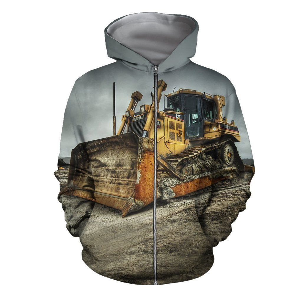 3D All Over Printed Heavy equipment Clothes-Apparel-6teenth World-ZIPPED HOODIE-S-Vibe Cosy™