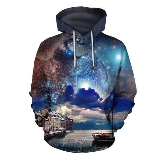 3D All Over Print Horus The Kingdom of Rome Hoodie - Amaze Style™-Apparel