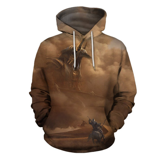 3D All Over Print Anubis Assassin's Creed Origins Hoodie - Amaze Style™-Apparel