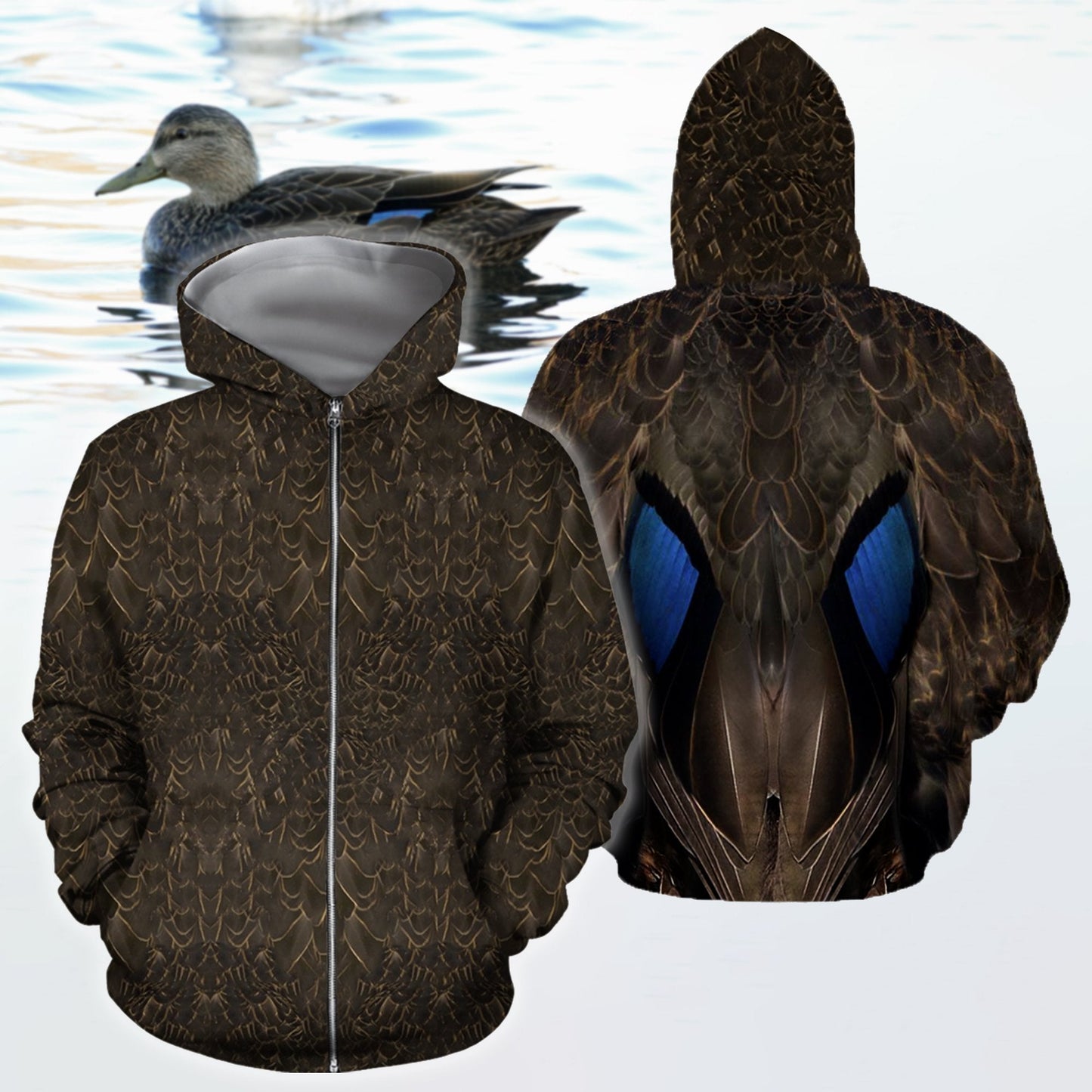 3D All Over Printed Female Mallard Duck Cover - Amaze Style™-Apparel