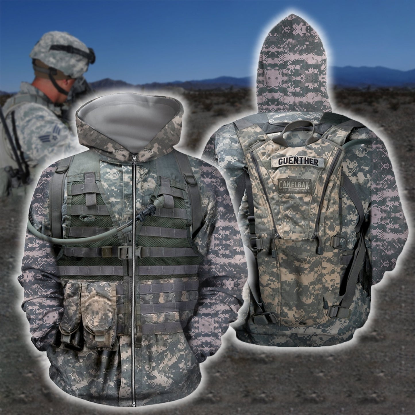 3D Printed Airborne Uniform Clothes - Amaze Style™-Apparel