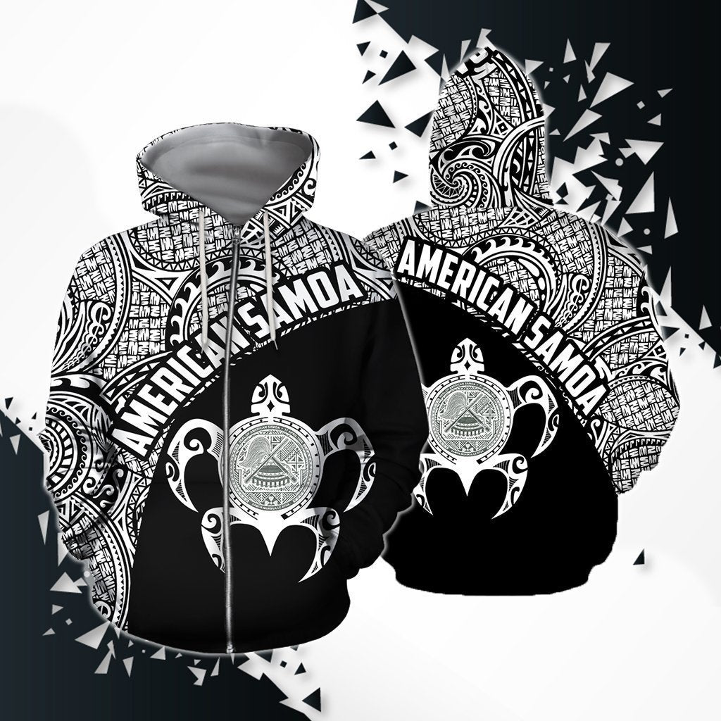 American Samoa Hoodie - White PL - Amaze Style™-Apparel