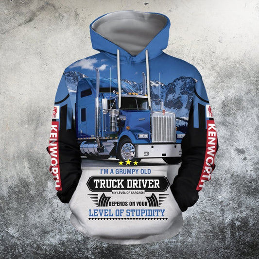 3D All Over Printed Truck Driver Hoodie - Amaze Style™-Apparel