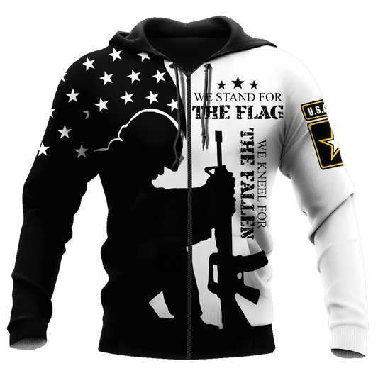 We Stand For The Flag - US Army 3D All Over Printed Shirts
