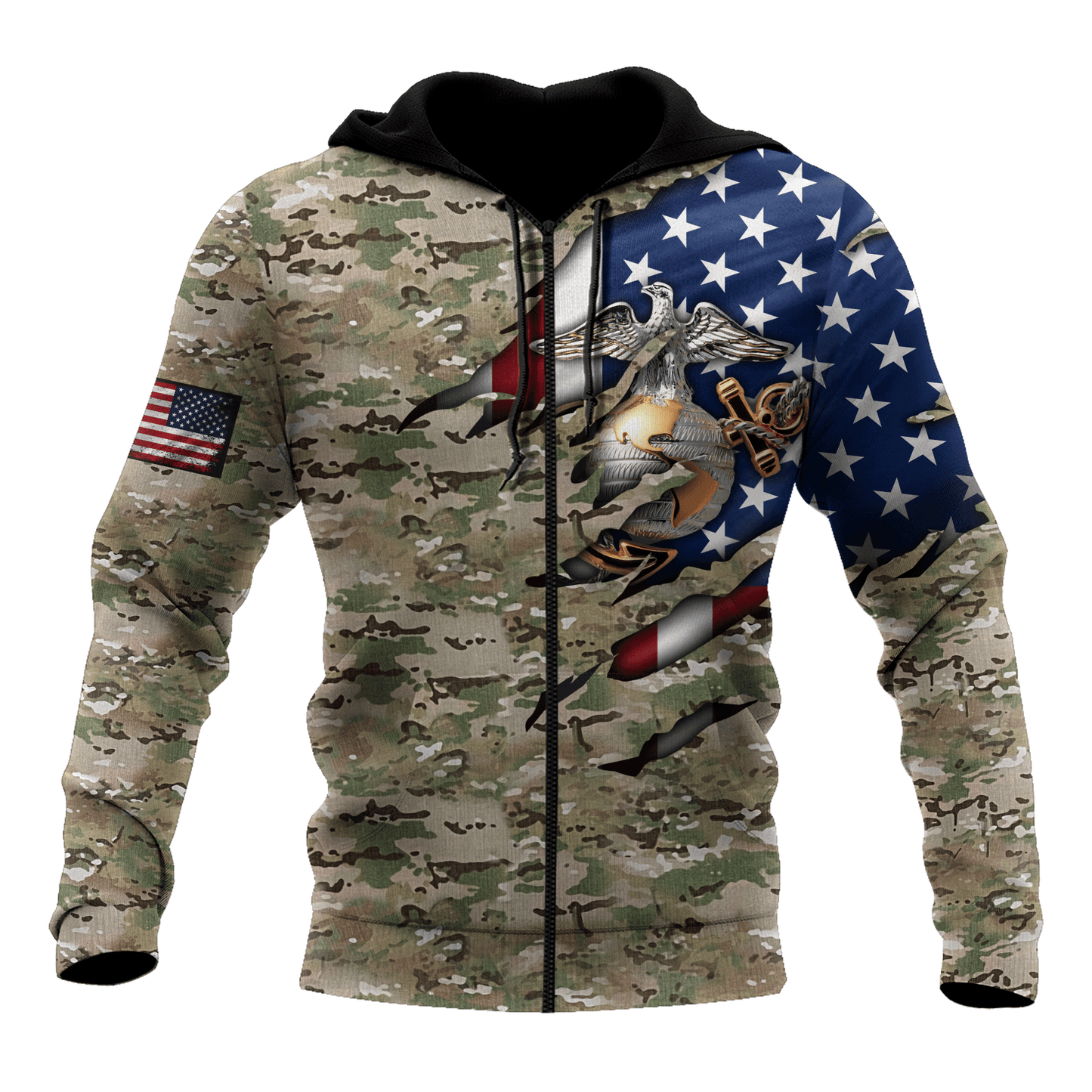 Army 3D All Over Printed Unisex Shirts